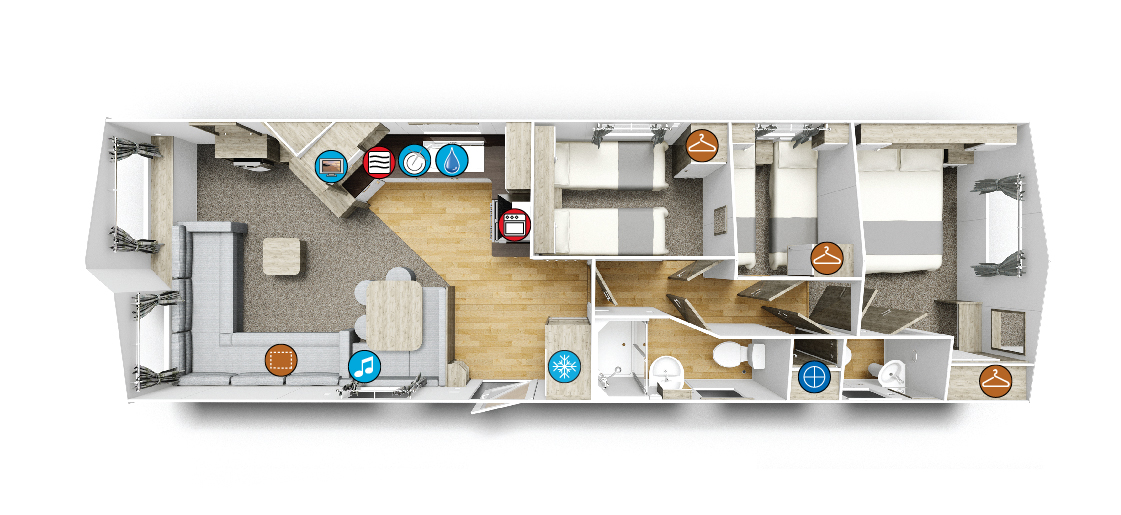 Willerby Skye Floorplan